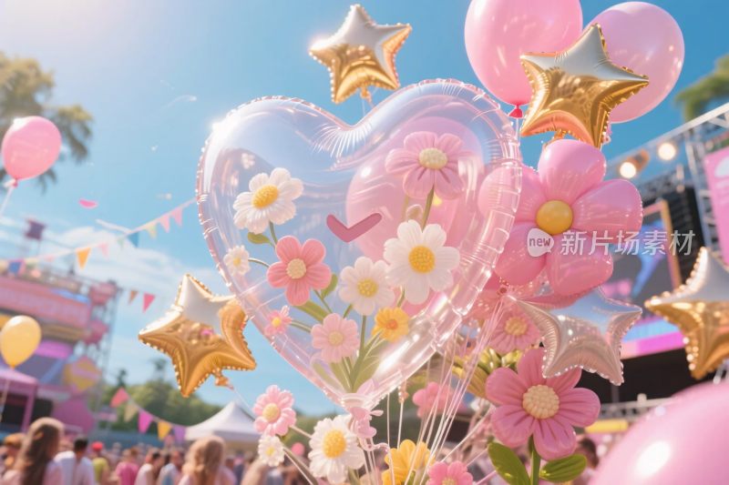 浪漫节日装饰场景