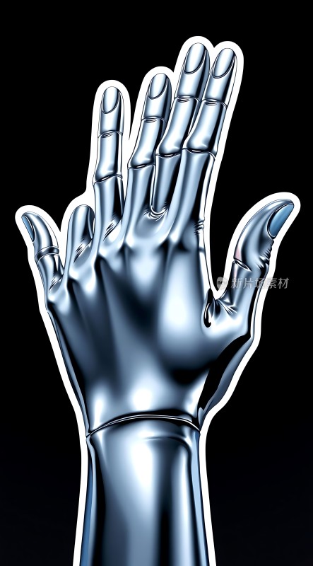 银色机械手臂科技感十足