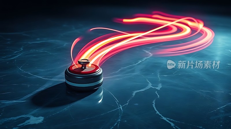 旋转陀螺光影舞动