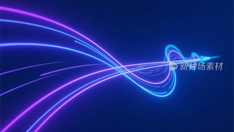 炫彩霓虹光线背景图