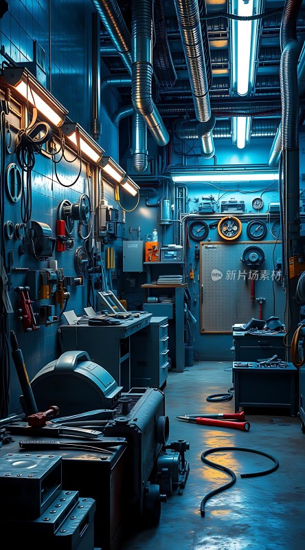 机械实验室工具与设备的交响曲
