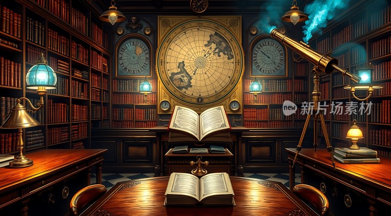 神秘书房探索未知世界