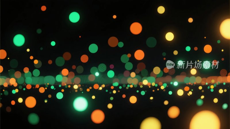 彩色光斑梦幻背景图