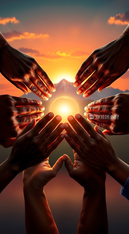 汇聚希望之手共创美好未来