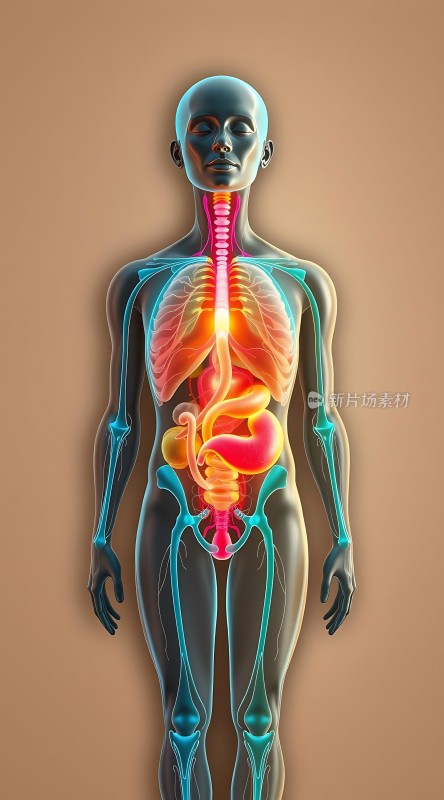 人体内部器官结构图
