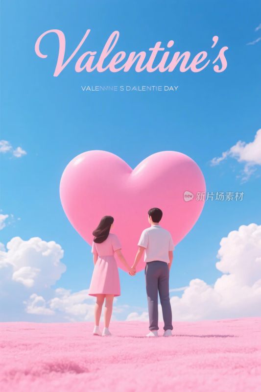情人节爱心浪漫场景