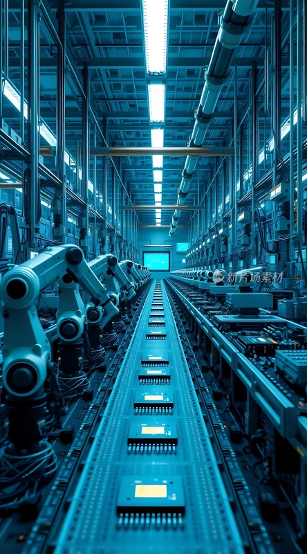 科技工厂生产线