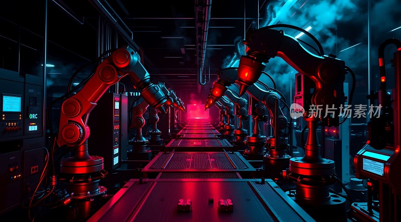 未来工厂智能机器人生产线