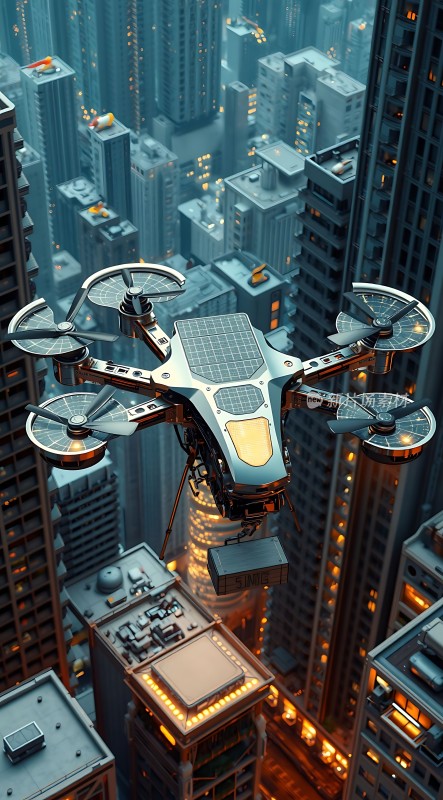 未来之城无人机配送