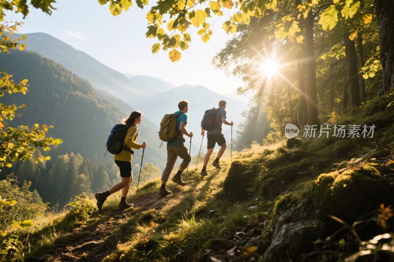 山林徒步风光摄影