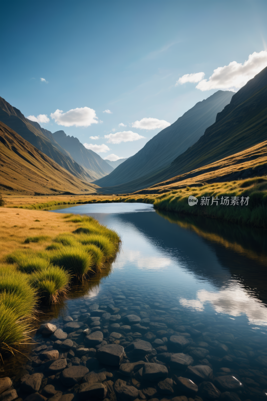 蓝天白云风景自然风光图片