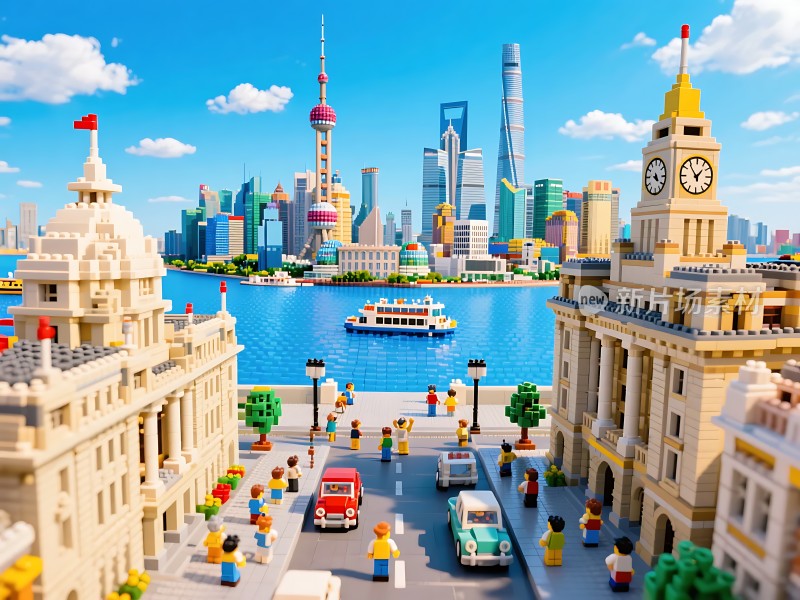 乐高上海城市风光