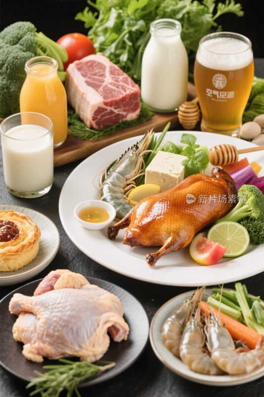 美食食材展示图