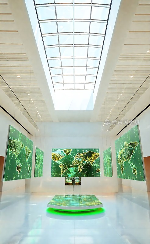 绿色地球仪展示馆