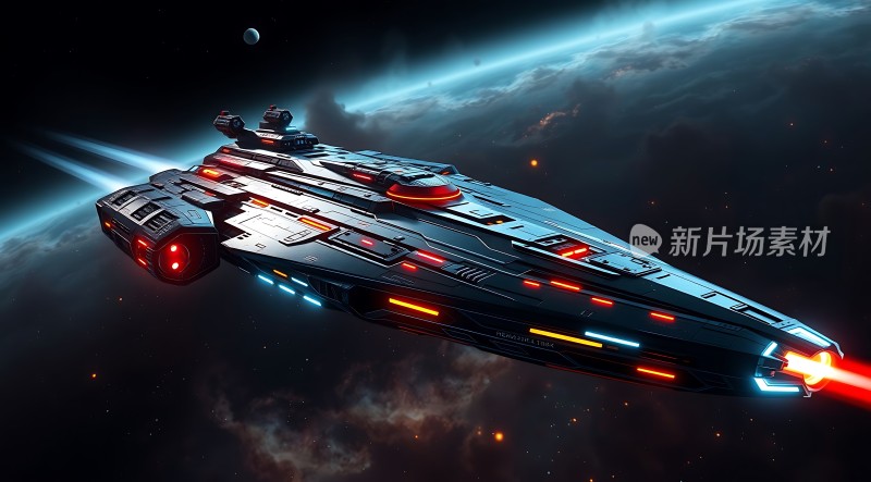 星际飞船穿越宇宙