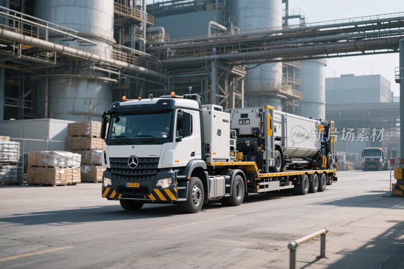 工业运输卡车场景