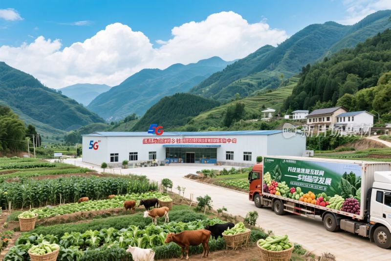 农业基地风光场景