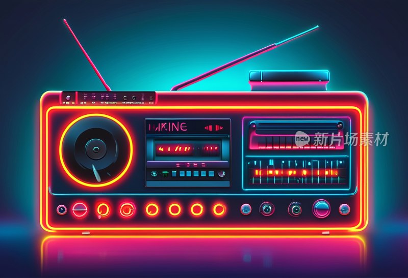 复古乙烯基播放器