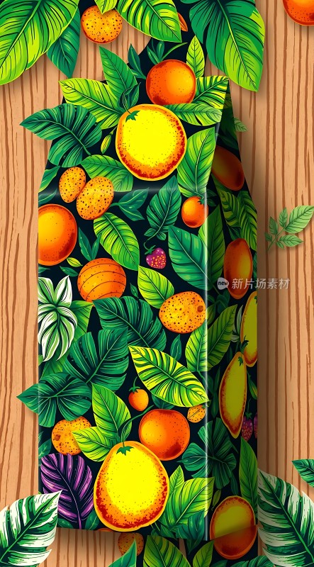 水果图案包装袋