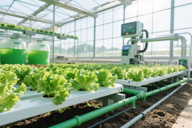 温室蔬果种植场景