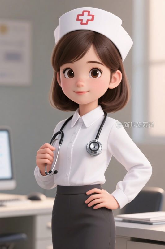 医院护士卡通形象
