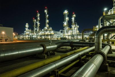 工业设施夜景 工业设施夜景