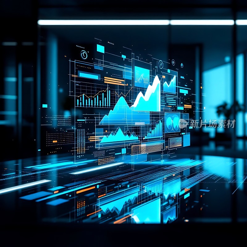 未来科技数据分析图