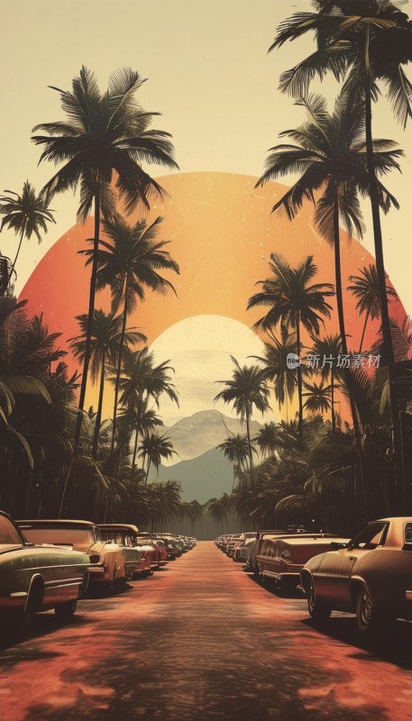 复古音乐节海报