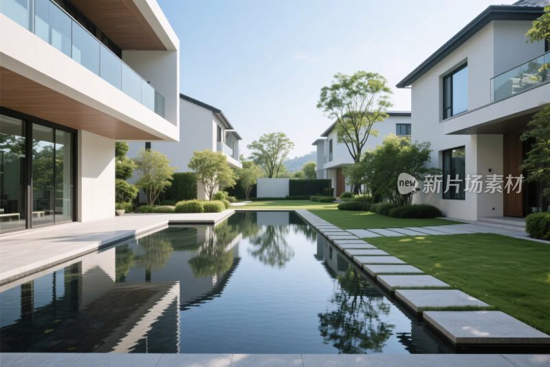 现代住宅庭院景观