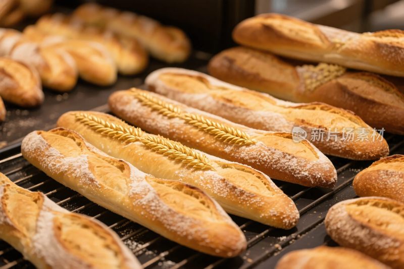 法棍烘焙陈列图