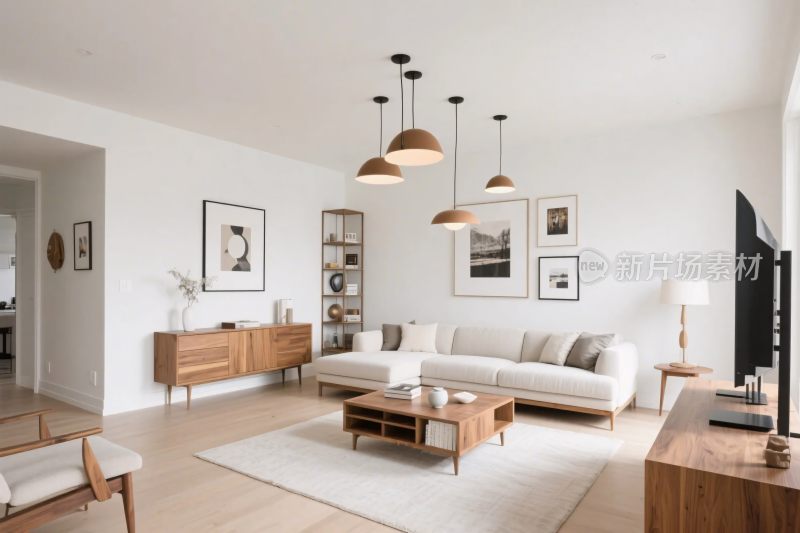 现代简约客厅布置