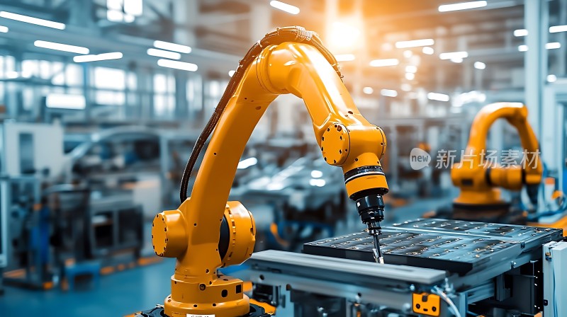 工业机器人操作生产设备