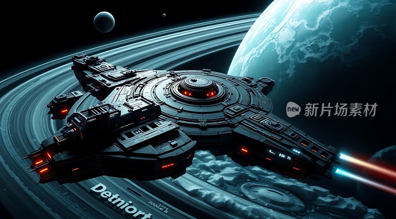 星际飞船探索未知宇宙