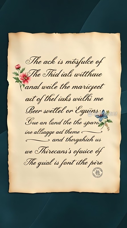 古卷上的神秘文字