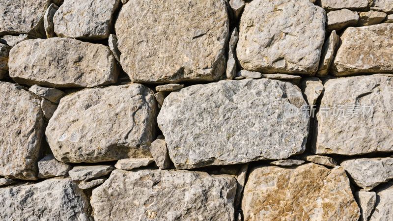 石墙石块纹理