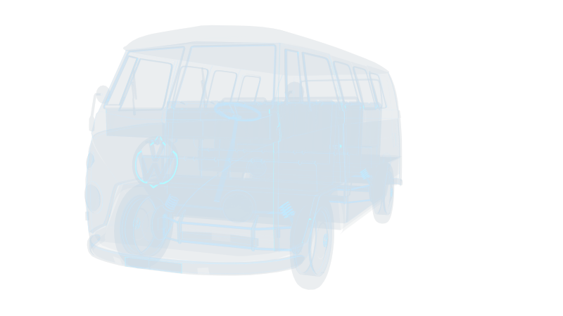 大众公交车巴士公共汽车公交VW Bus