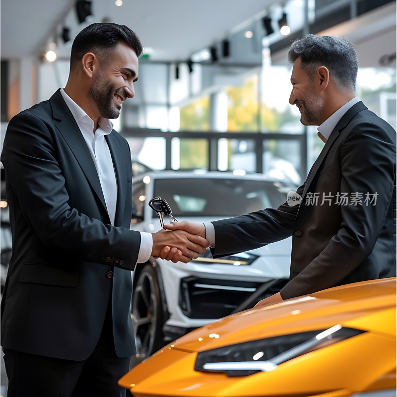 新车交付握手成交