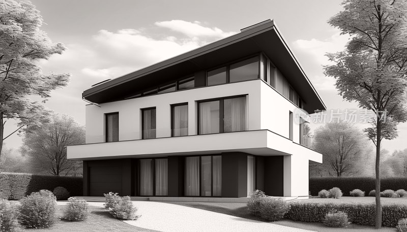 坡屋顶住宅图标