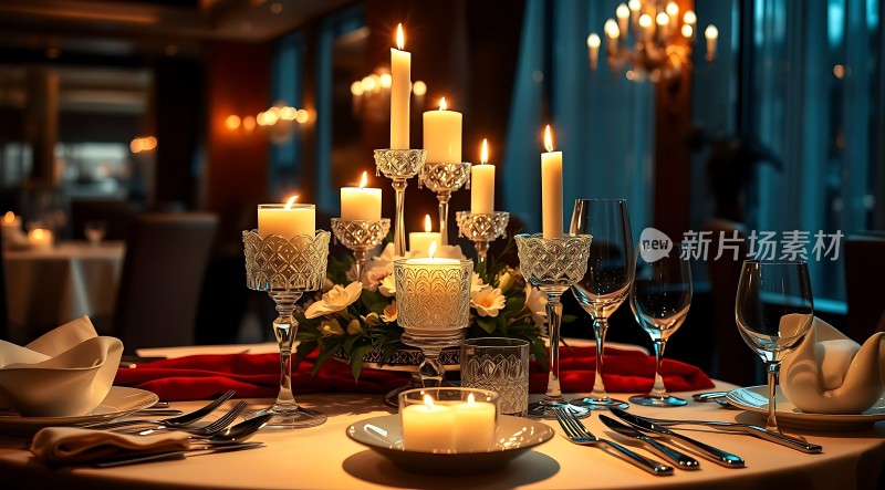烛光晚餐浪漫温馨