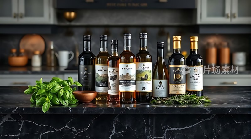 美味佳肴与美酒相伴享受生活之美