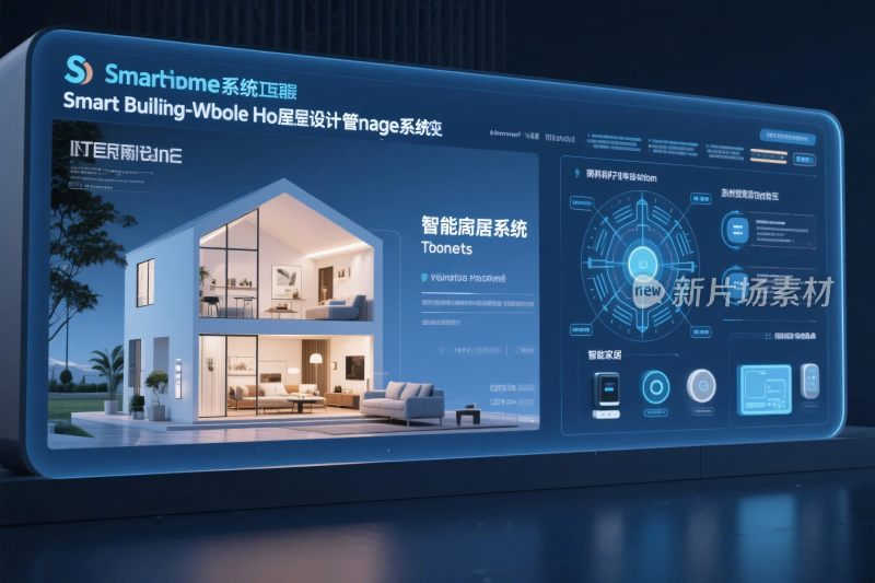 智能家居系统界面展示