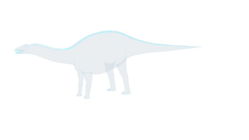 恐龙 Dicraeosaurus 叉龙属