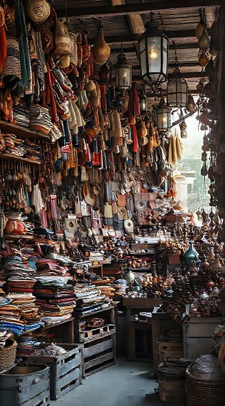 古色古香手工艺品集市