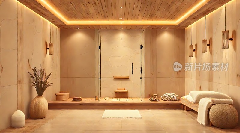 现代浴室设计简约而温馨