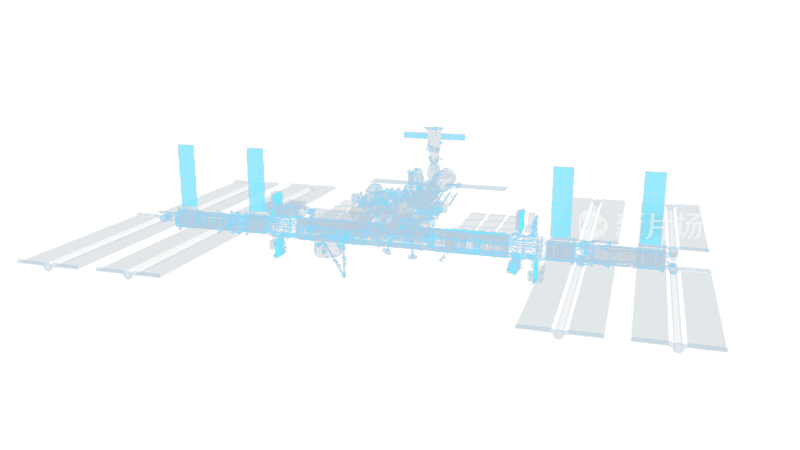 空间站 卫星太空宇宙航天未来元宇宙宇航员