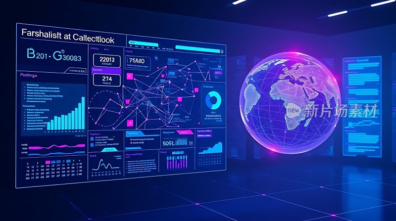 未来科技数据展示