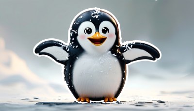 帝企鹅贴纸卡通 帝企鹅贴纸卡通