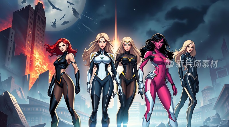 超级英雄团队集结之夜