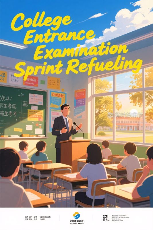 高校升学冲刺辅导海报
