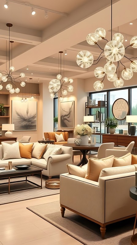 现代家居展示温馨优雅的客厅设计